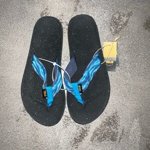Teva Black and Blue Sandals
